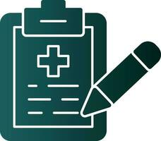 Medical Record  Vector Icon Design