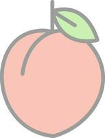 Peach Vector Icon Design