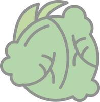Brussels Sprout Vector Icon Design