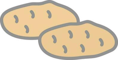 Potatoes Vector Icon Design