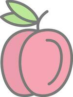 Peach Vector Icon Design