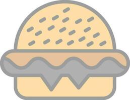 hamburguesa vector icono diseño