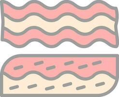 Bacon Vector Icon Design