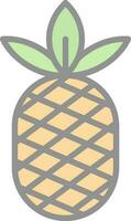 Pineapple Vector Icon Design