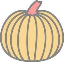 Pumpkin Vector Icon Design