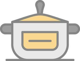 Pot Vector Icon Design