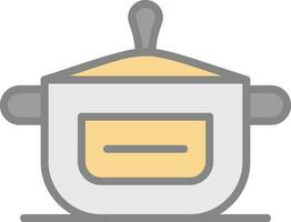 Pot Vector Icon Design