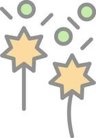 Firework  Vector Icon Design