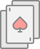 Playing Card  Vector Icon Design