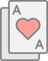 Playing Cards  Vector Icon Design