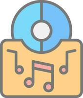 Music Album  Vector Icon Design