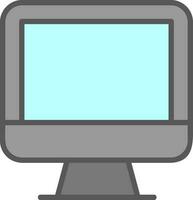 monitor vector icono diseño