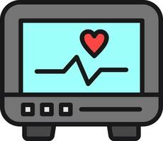 cardiograma vector icono diseño