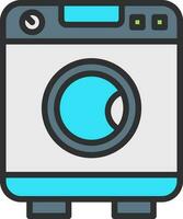 Washing Machine  Vector Icon Design