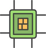 Cpu  Vector Icon Design