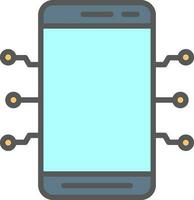 Mobile Technology  Vector Icon Design