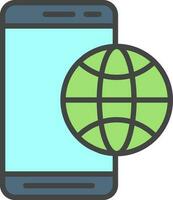 Mobile Network  Vector Icon Design