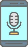 Microphone  Vector Icon Design