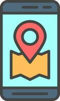 Location App  Vector Icon Design