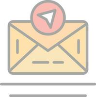Send Mail  Vector Icon Design