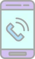 Phone Call  Vector Icon Design