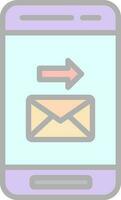 Send Mail  Vector Icon Design