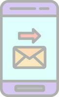 Send Mail  Vector Icon Design