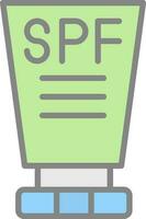 spf vector icono diseño