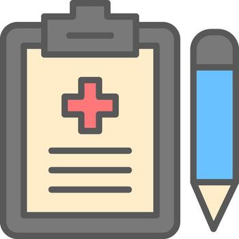 Medical Record  Vector Icon Design