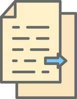 Document  Vector Icon Design