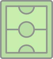 Soccer Field  Vector Icon Design