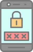Password  Vector Icon Design