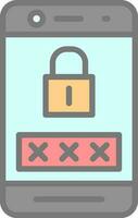 Password  Vector Icon Design