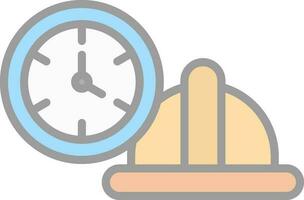 Working Hours  Vector Icon Design