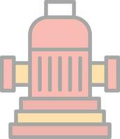 Fire Hydrant  Vector Icon Design