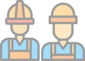 Workers  Vector Icon Design