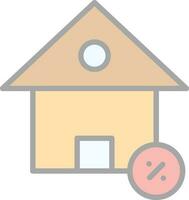 hipoteca vector icono diseño