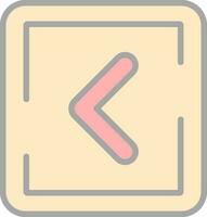 Left Arrow Vector Icon Design