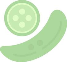 Cucumber Vector Icon Design