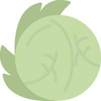 White Cabbage Vector Icon Design