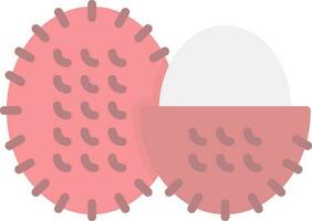 Rambutan Vector Icon Design