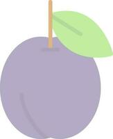 Plum Vector Icon Design