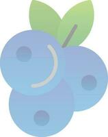 Blueberries Vector Icon Design