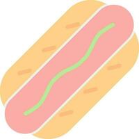 Hot Dog  Vector Icon Design