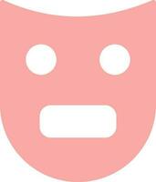 Theatre Mask  Vector Icon Design
