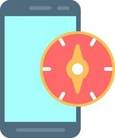 Compass  Vector Icon Design