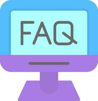 Faq  Vector Icon Design