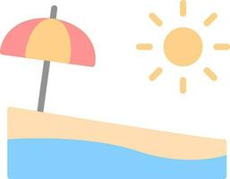 Beach  Vector Icon Design