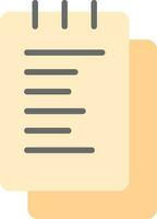 Notepad  Vector Icon Design