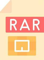 Rar  Vector Icon Design